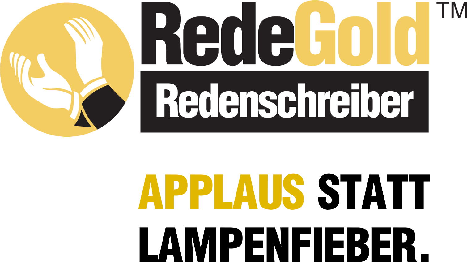 RedeGold Redenschreiber (Logo) übertrifft KI-Vorlagen