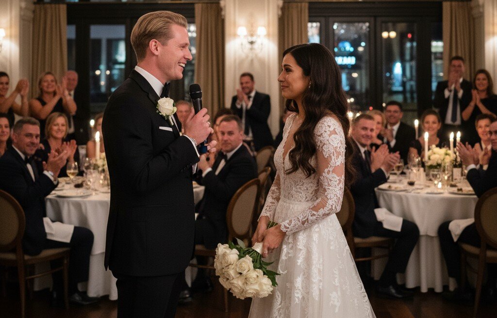 Hochzeitsrede als Bräutigam