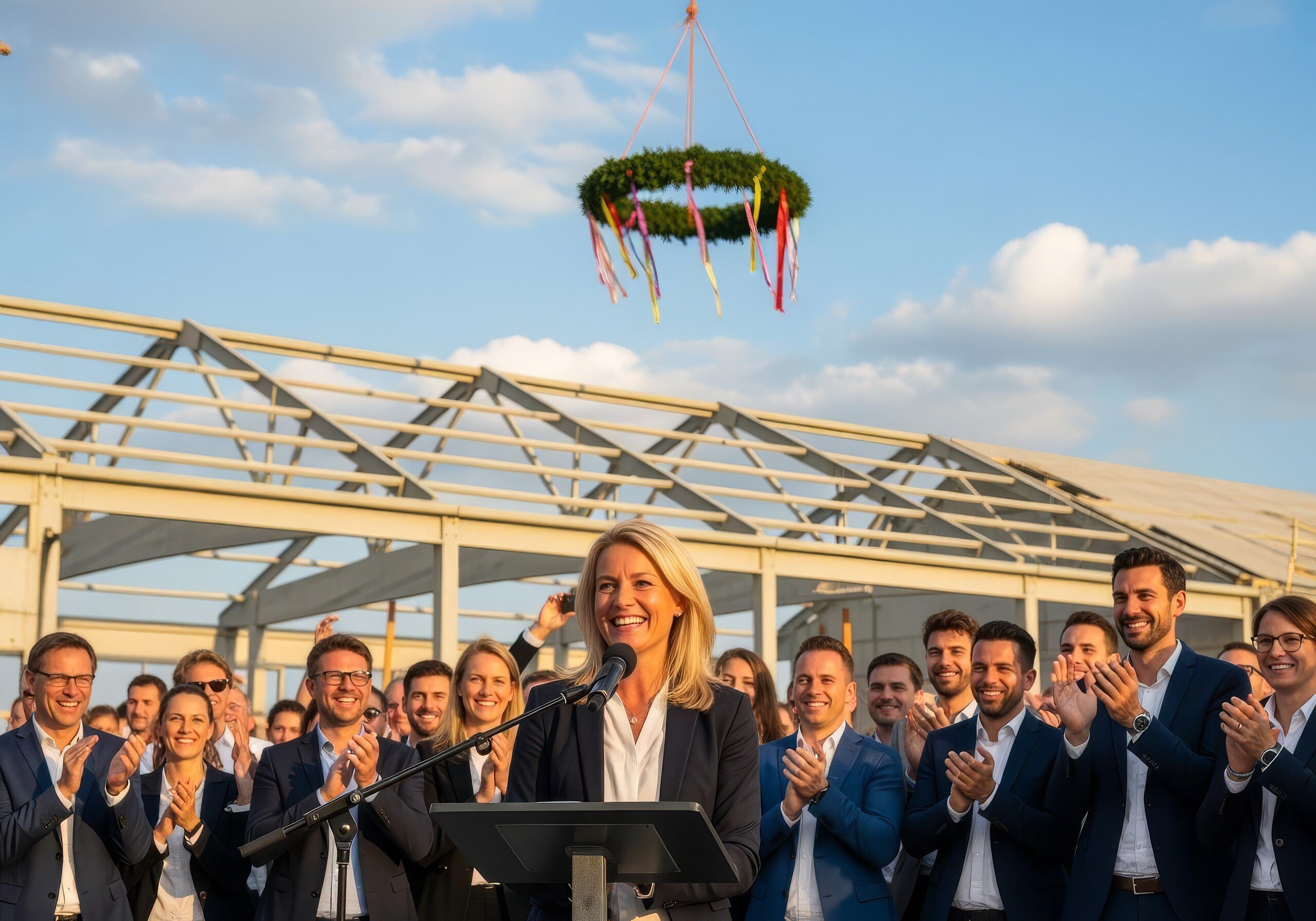 Rede zum Richtfest