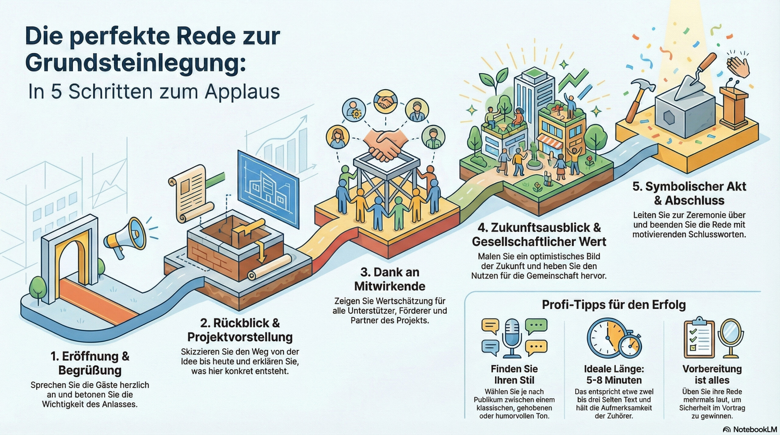 Rede Grundsteinlegung Leitfaden